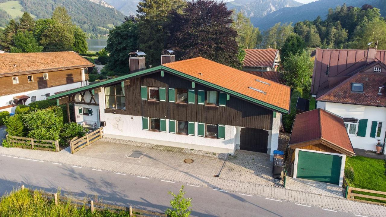Schmuckstück am See mit schnellem WLAN, Sauna, Kamin&Fitness Schliersee Exterior foto